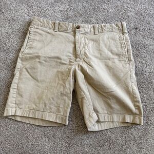 J.Crew Factory 9" Inseam Khaki Chino Shorts Size 36